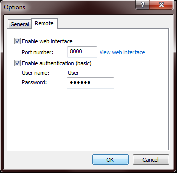Remote access options